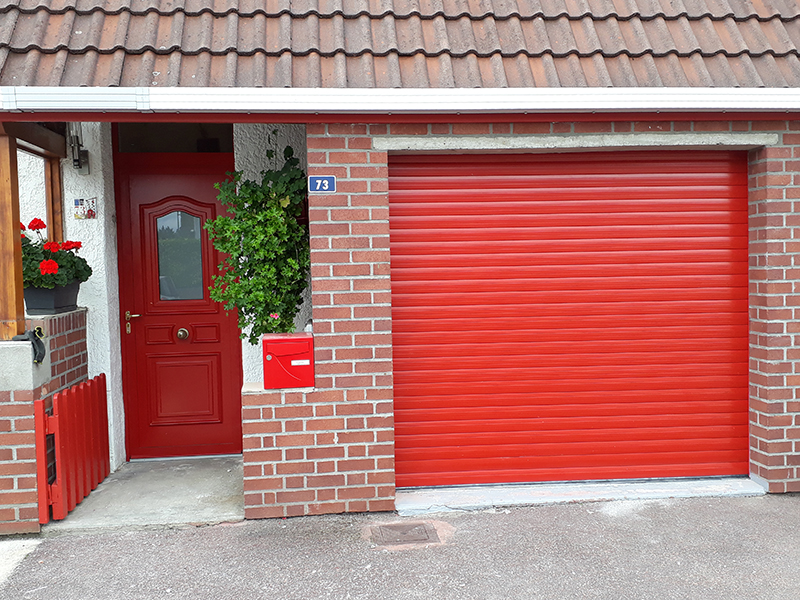 installation porte de garage